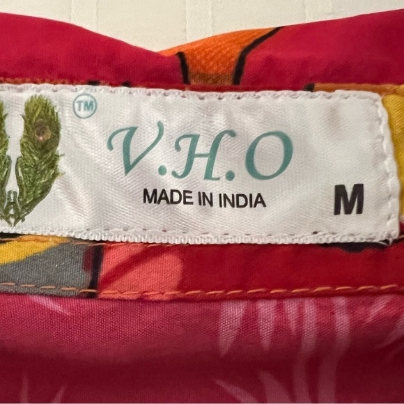 VHO Funky Hawaiian Beer Short Sleeve Button Down Shirt Medium R1 - Picture 6 of 13